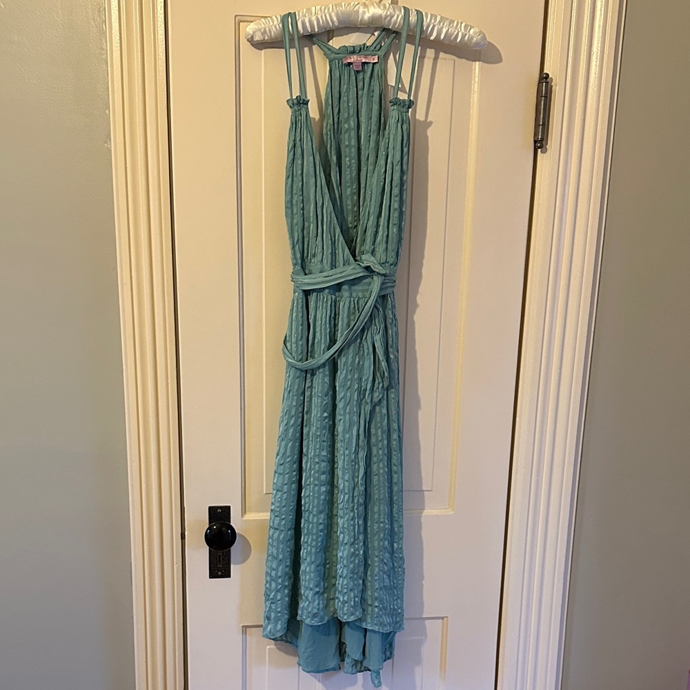 Calypso St. Barth Aqua Wrap Dress